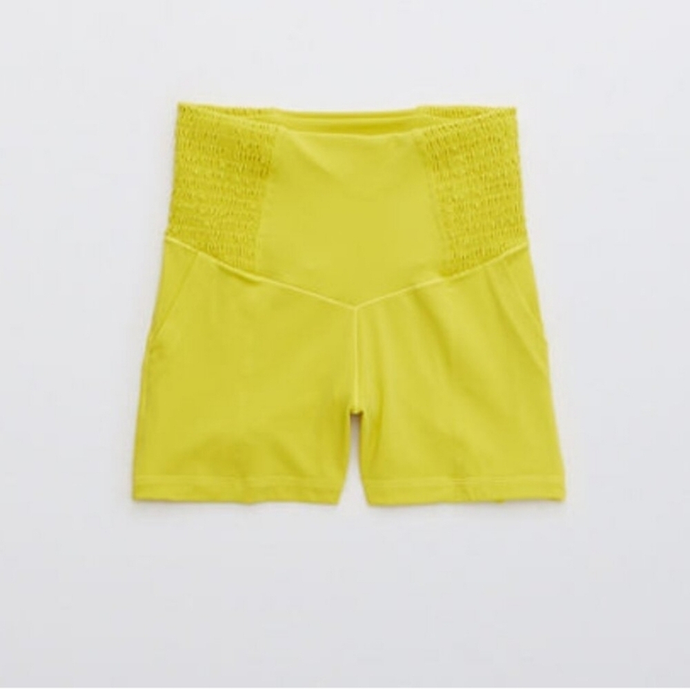 NWT! Offline By Aerie, Real Me Shortie 3", Green Rush, Size Medium -NEW! - Picture 1 of 7
